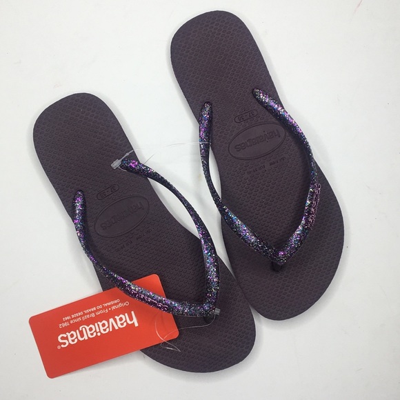 havaianas aubergine
